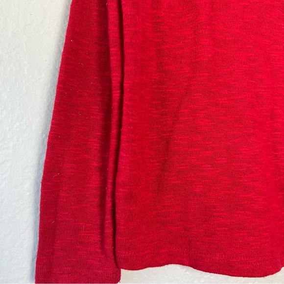 The Childrens Place Girls Silver Heart Red Tee - Picture 10 of 16